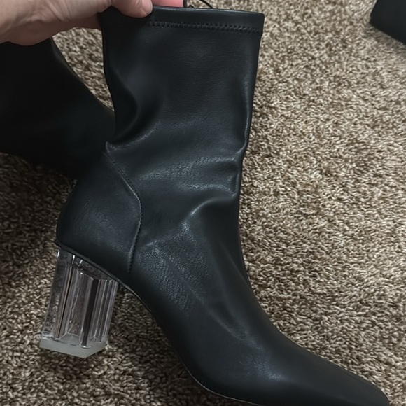 Zara Black Ankle Boots - Picture 2 of 7